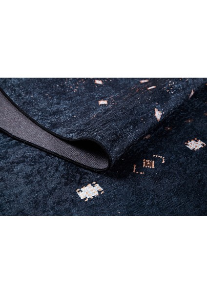 Siyah Dijital Baskılı Makinede Yıkanabilir Kaymaz Taban Saçaklı Halı Ha528 fiyatları