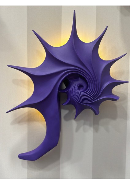 Iki Cadı Tasarım, Deniz Mercanı Fosil LED Pilli Duvar Aplik