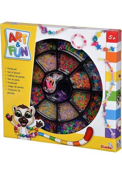 106374137 Art Fun Beadset Takı Tasarım Seti -Simba