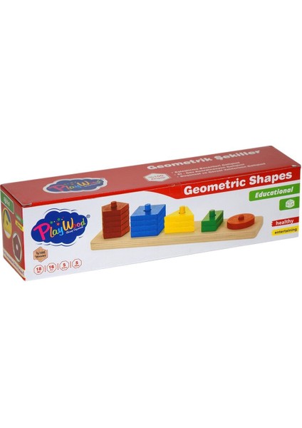 305-ONY Onyıl, Ahşap Geometrik Şekiller