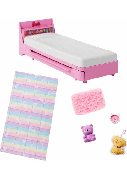 HMM64 My First Barbie - Ilk Barbie Bebeğim - Barbie'nin Yatağı Oyun Seti fiyatları