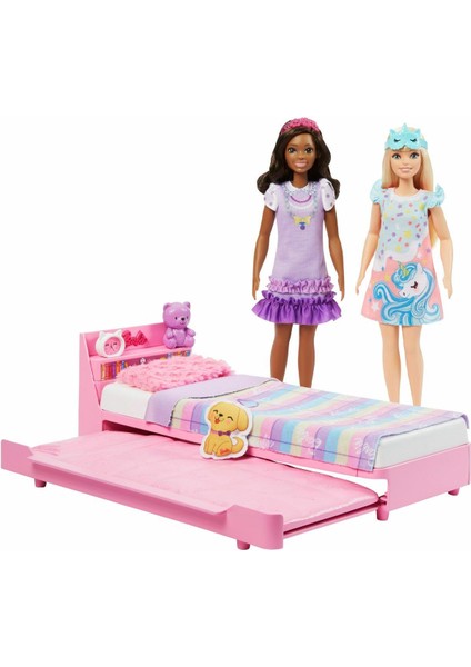 HMM64 My First Barbie - Ilk Barbie Bebeğim - Barbie'nin Yatağı Oyun Seti modelleri