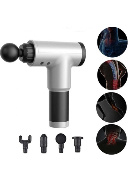 Barokastore Fascialgun 4 Başlıklı Masaj Tabancası