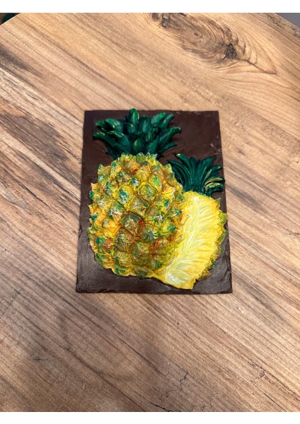 Iki Cadı Tasarım, Polyester Şık ve Dekoratif Ananas Pano