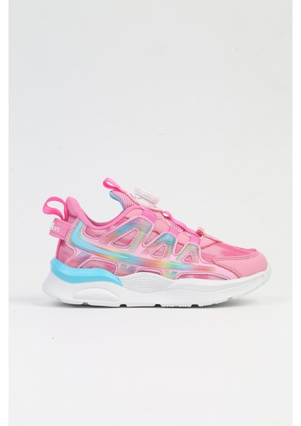 Benetton® Ithal Pembe Çocuk Bağcık Mekanizmalı Spor Ayakkabı BNI-10254