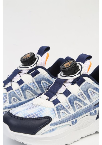 Benetton® Ithal Lacivert Çocuk Bağcık Mekanizmalı Spor Ayakkabı BNI-10254 modelleri