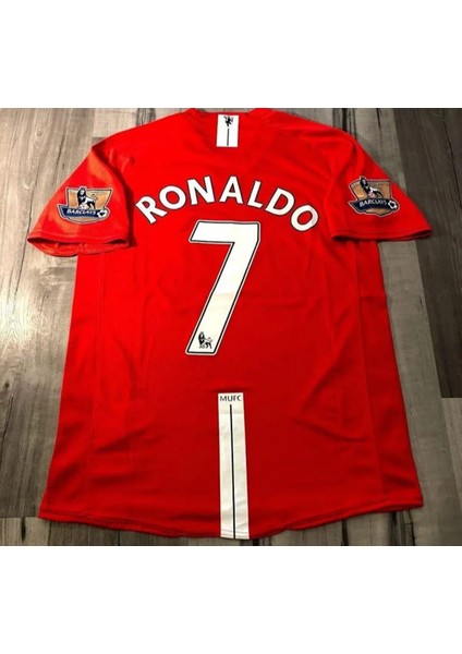 Manchester United 2008 Sezonu Cristiano Ronaldo Kısa Kol Nostalji Forması modelleri