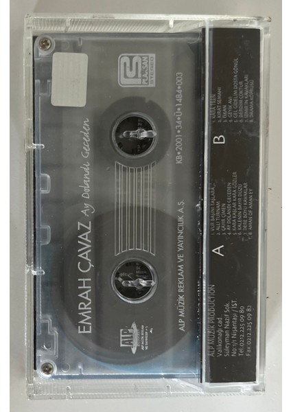 Emrah Çavaz Ay Dolandı Geceden Kaset (Orjnal Dönem Baskı Kaset) fiyatları