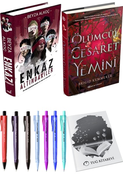 Enkaz Altındakiler 1-Ölümcül Cesaret Yemini + Kalem + Not Defteri