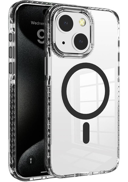 iPhone 15 Kılıf Magsafe Özellikli Renkli Bumper Nana Kapak