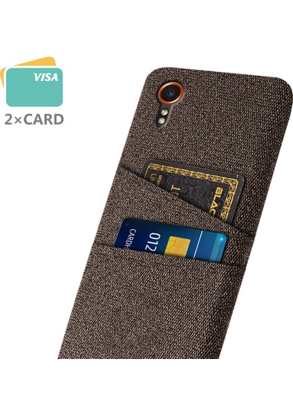 Samsung Galaxy Xcover 7 Kumaş Dokusu Darbeye Dayanıklı Kapak (Yurt Dışından) fiyatları