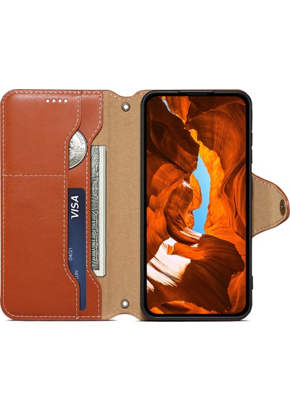 Samsung Galaxy A32 5g / M32 5g Pu Deri Tam Koruma Telefon Cüzdan Kapağı (Yurt Dışından)