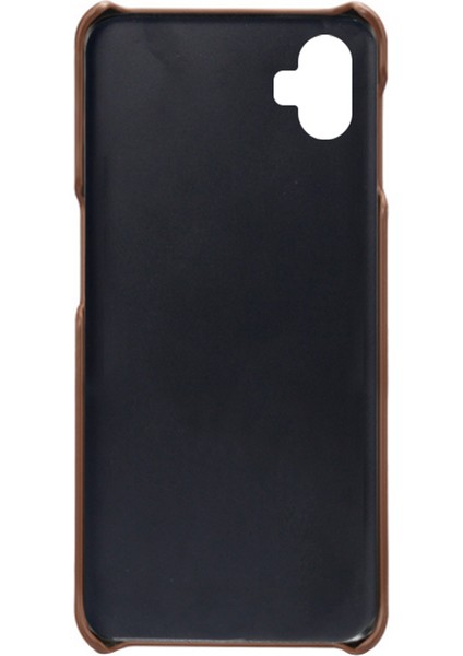 Samsung Galaxy A05 4g Şok Geçirmez Pu Deri+Pc Kart Tutucu Telefon Geri Kabuk (Yurt Dışından)