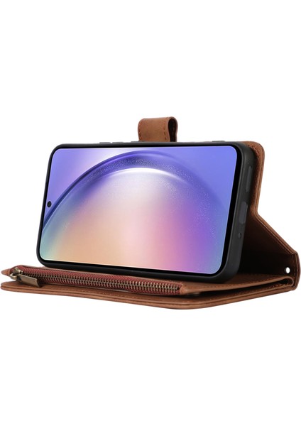 Samsung Galaxy A25 5g Pu Pu Deri 9 Kart Yuvaları Cüzdan Telefon Kapağı (Yurt Dışından)