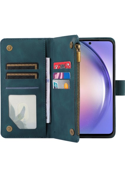 Samsung Galaxy A25 5g Pu Pu Deri 9 Kart Yuvaları Cüzdan Telefon Kapağı (Yurt Dışından) modelleri