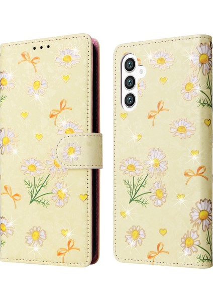 Samsung Galaxy S24 Plus Rfıd Engelleme Lake Çiçekli Deri Telefon Kapağı (Yurt Dışından)