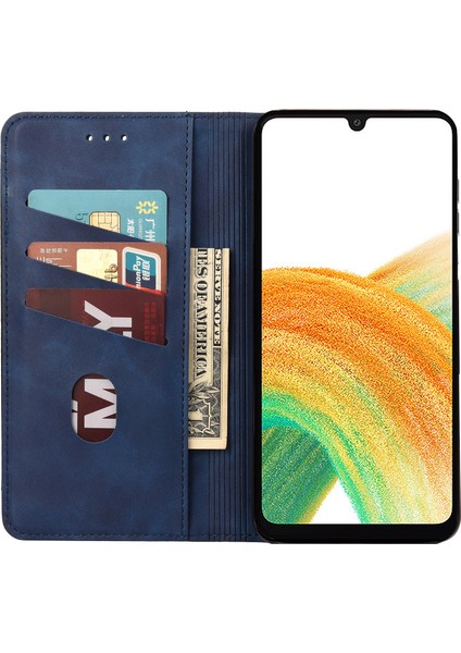 Samsung Galaxy A55 5g Pu Deri Darbeye Dayanıklı Koruma Cüzdan Telefon Kapağı (Yurt Dışından) fiyatları