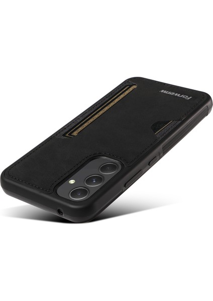 Samsung Galaxy A55 5g Kart Tutucu Deri + Tpu Telefon Kılıfı (Yurt Dışından)