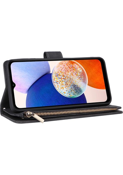 Samsung Galaxy A24 4g Pu Deri Kart Yuvaları Fermuarlı Telefon Kapağı (Yurt Dışından) indirimleri