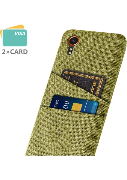 Samsung Galaxy Xcover 7 Kumaş Dokusu Darbeye Dayanıklı Kapak (Yurt Dışından) fiyatları