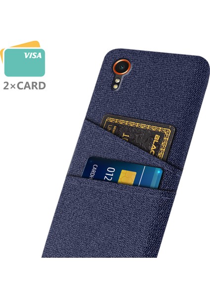 Samsung Galaxy Xcover 7 Kumaş Dokusu Darbeye Dayanıklı Kapak (Yurt Dışından) fiyatları