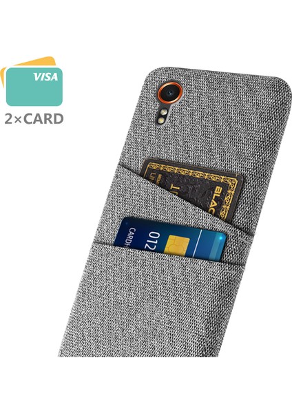 Samsung Galaxy Xcover 7 Kumaş Dokusu Darbeye Dayanıklı Kapak (Yurt Dışından) fiyatları