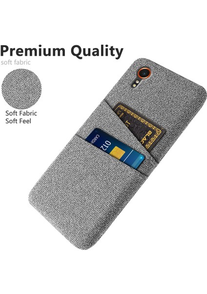 Samsung Galaxy Xcover 7 Kumaş Dokusu Darbeye Dayanıklı Kapak (Yurt Dışından) modelleri