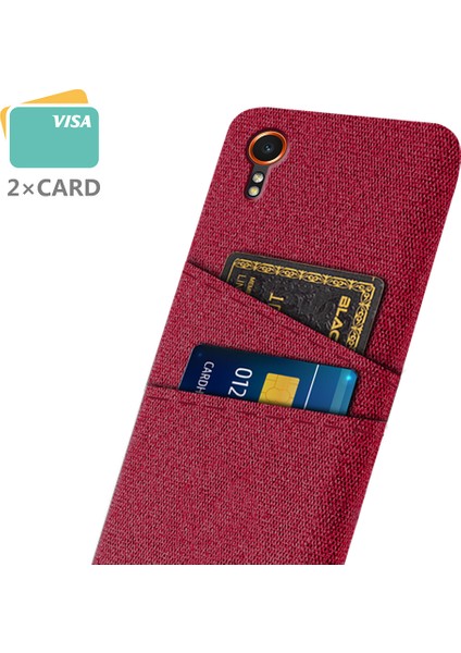 Samsung Galaxy Xcover 7 Kumaş Dokusu Darbeye Dayanıklı Kapak (Yurt Dışından) fiyatları