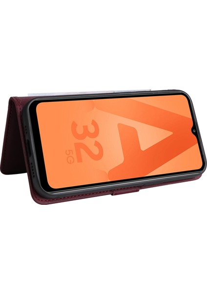 Samsung Galaxy A32 5g / M32 5g Manyetik Deri Ayrılabilir Telefon Cüzdan Kapağı (Yurt Dışından)