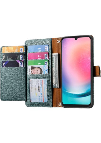 Samsung Galaxy A24 4g Deri Fermuar Cüzdan Telefon Kabuğu (Yurt Dışından) fiyatları