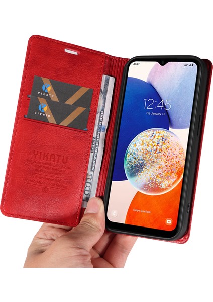 Samsung Galaxy A24 4g Litchi Dokulu Deri Cüzdan Kılıfı (Yurt Dışından) indirimleri