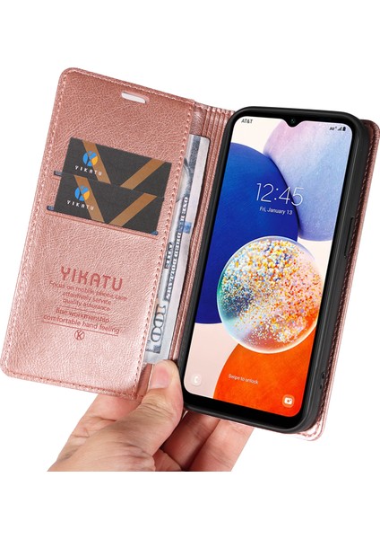 Samsung Galaxy A24 4g Litchi Dokulu Deri Cüzdan Kılıfı (Yurt Dışından) indirimleri