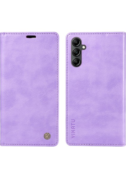 Samsung Galaxy A24 4g Litchi Dokulu Deri Cüzdan Kılıfı (Yurt Dışından)