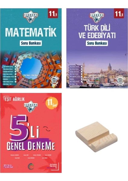 Okyanus Yayınları 11. Sınıf Iceberg Matematik ve Türk Dili Edebiyatı Soru Bankası ve Eşit Ağırlık Deneme