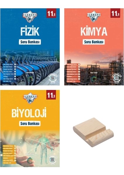 Okyanus Yayınları 11. Sınıf Iceberg Fizik Kimya ve Biyoloji Soru Bankası 3lü Set