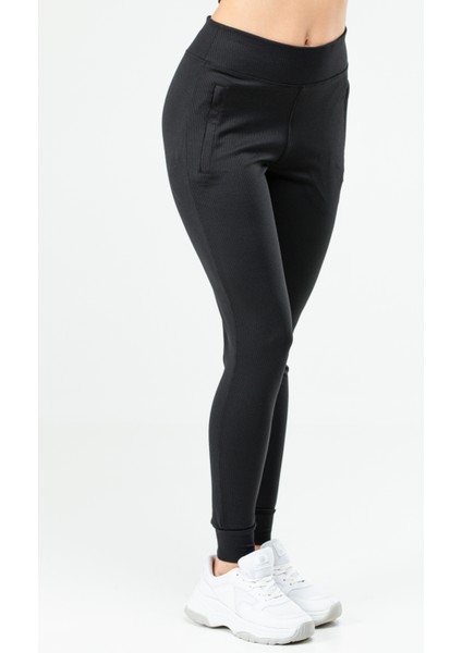 Siyah Slim Fit Likralı Dar Paça Kadın Eşofman Alt SD0931 modelleri