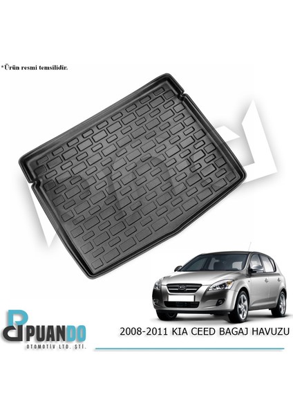 Araca Özel 2008-2011 Kıa Ceed Bagaj Havuzu