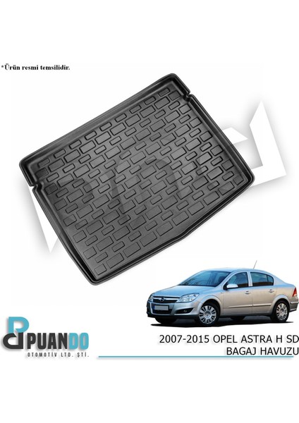 Araca Özel 2007-2015 Opel Astra H Sd Bagaj Havuzu
