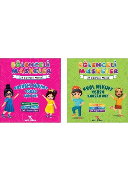 3 - 5 Yaş Kral mıyım? Korsan mı? - Prenses miyim? Yoksa Cadı mı? 2 Kitap