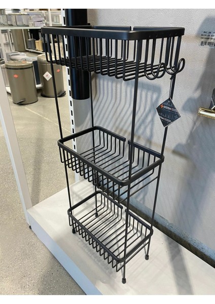System Duş Raf Sistemi Siyah Renk 647X150X273 Mm modelleri