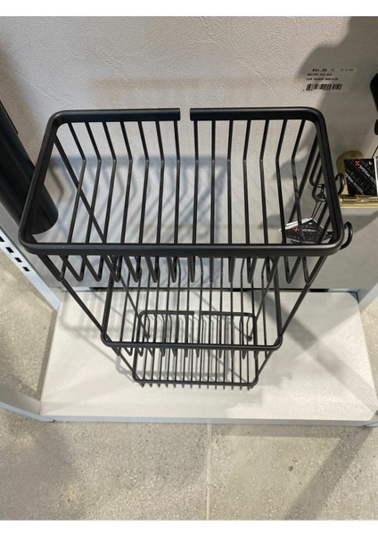 System Duş Raf Sistemi Siyah Renk 647X150X273 Mm fırsatları