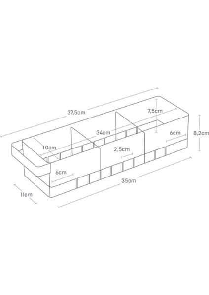 Bölücülü Buzdolabı Düzenleyici