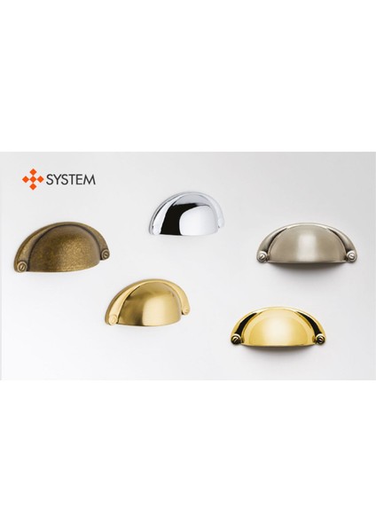 32 Mm Antik Rengi Tas Kulp - Ssy4525 0032 Abm - Mobilya Kulpları - Tek Ebat modelleri