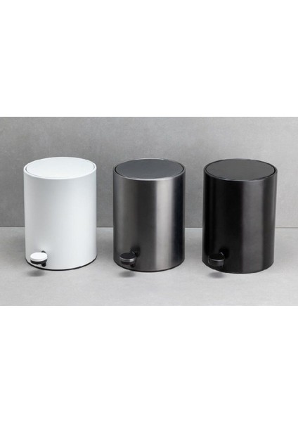 Pedallı Krom Çöp Kovası 3 Lt Krom Renk 265X203X203 Mm fırsatları