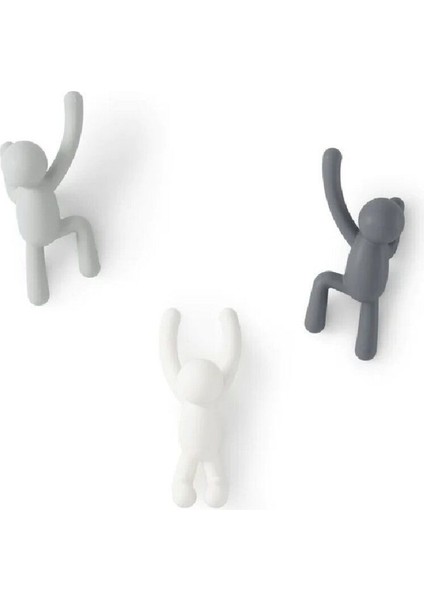 Buddy Duvar Kancaları Beyaz/Gri/Antrasit fırsatları