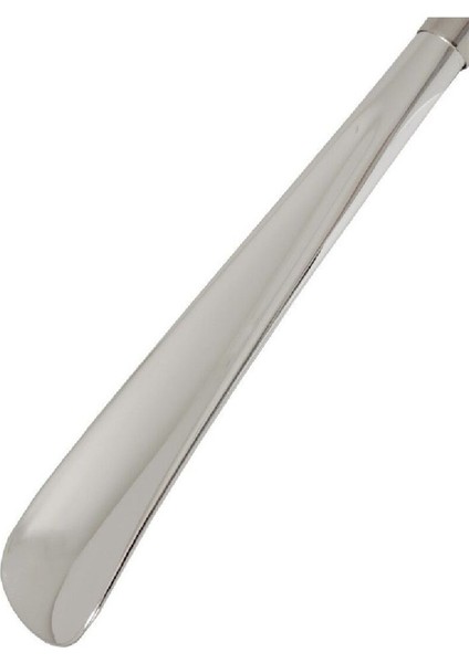 Taşlı Kuru Kafa Figürlü Siyah/Krom Ayakkabı Çekeceği 50 Cm