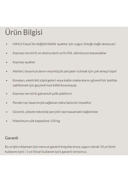 L80 Comfortlıne 6 Basamaklı Merdiven