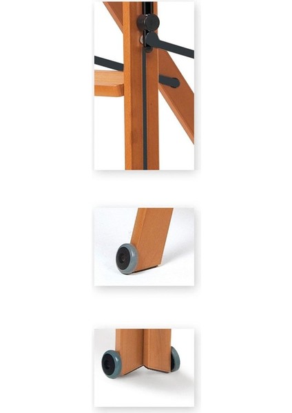 Kiraz Ağacı Renk Ahşap 5 Basamaklı Kilitlenebilir Merdiven fırsatları