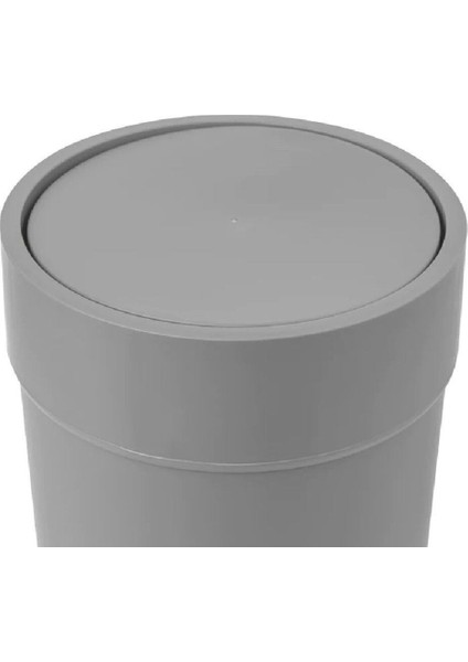 Touch Kapaklı Çöp Kovası, 1,6 Galon (6L) - Gri