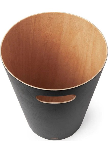 Woodrow Çöp Kovası 2 Galon (7,5 L) Kapasiteli Siyah/Doğal indirimleri